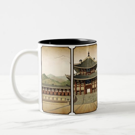 Gyeongbokgung Palace Zweifarbige Tasse (Links)