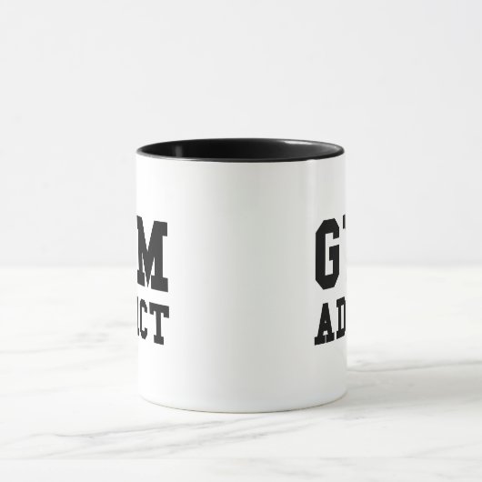 GYM ADDICT COFFEE TASSE (Zentrum)