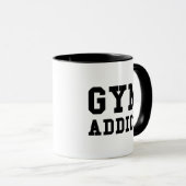 GYM ADDICT COFFEE TASSE (VorderseiteRechts)