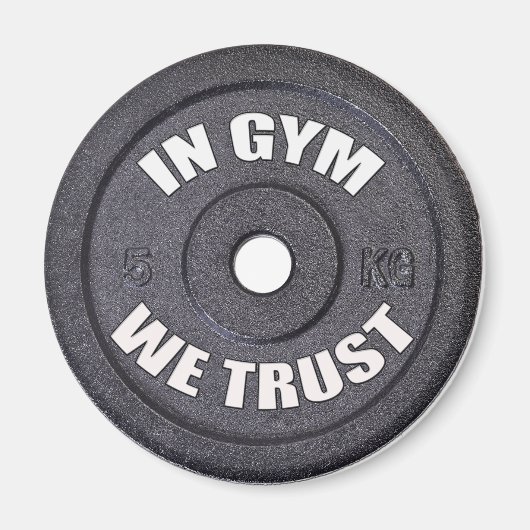 Gym Addict Funny Magnet (Vorne)