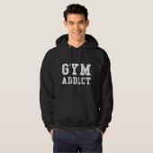 GYM ADDICT HOODIE (Vorne ganz)