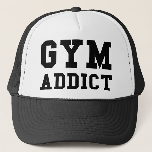 GYM ADDICT TRUCKERKAPPE (Vorderseite)