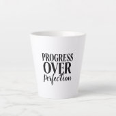 Gym and Success Motivation Milchtasse (Vorderseite)