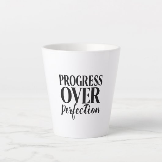 Gym and Success Motivation Milchtasse (Vorderseite)