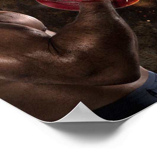 Gym Artwork Training Workout Motivation Quote Poster (Ecke)