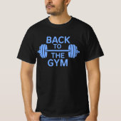 Gym Barbell Black T-Shirt (Vorderseite)
