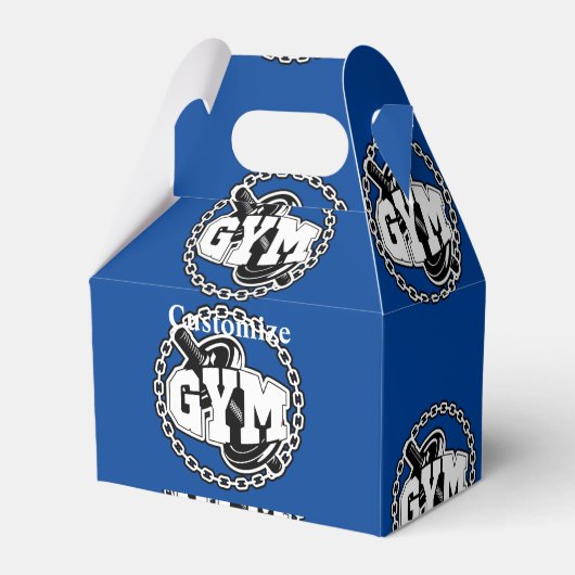 Gym Barbell Logo Thunder_Cove Geschenkschachtel (Vorderseite)