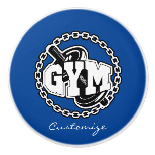 Gym Barbell Logo Thunder_Cove Keramikknauf