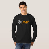 Gym Beast Bodybuilding Kraftheben Gewichtsabnahme T-Shirt (Vorne ganz)