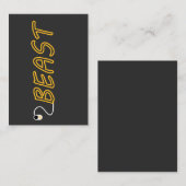 Gym Beast geweckt Mitteilungskarte (Vorne/Hinten)