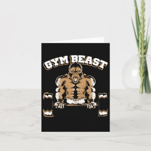Gym Beast Gorilla Bodybuilding Workshop Karte