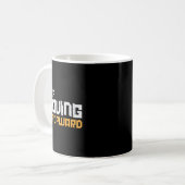 Gym Behalte Forward Workout Fitness Motivation Kaffeetasse (Vorderseite Links)