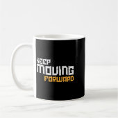 Gym Behalte Forward Workout Fitness Motivation Kaffeetasse (Links)
