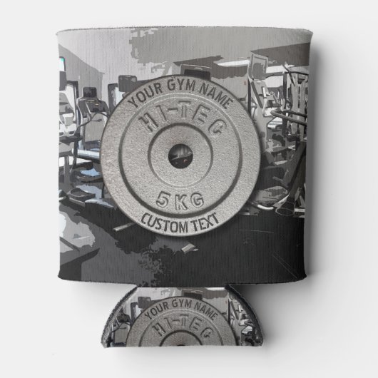 Gym-Besitzer oder User-Fitness Funny Gray Edition Dosenkühler (Vorderseite)