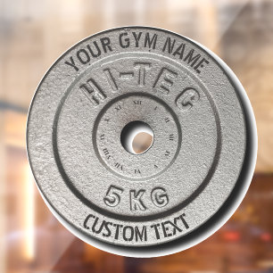 Gym-Besitzer oder User-Fitness Funny Gray Edition Fensteraufkleber