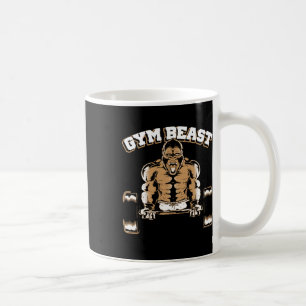 Gym-Biest Gorilla Gewichtheben Bodybuilding Workou Kaffeetasse