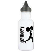 Gym Bodybuilder Personalisiert Edelstahlflasche (Links)