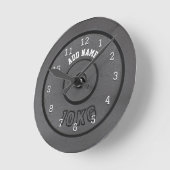Gym Bodybuilder Wall Clock Runde Wanduhr (Winkel)