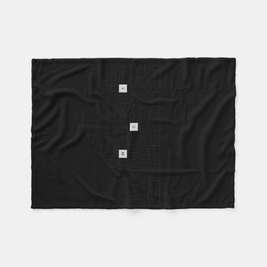 Gym Bodybuilding  Fleecedecke (Vorderseite (Horizontal))