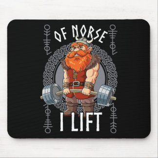Gym Bodybuilding Training Of Norse I Lift Viking Mousepad