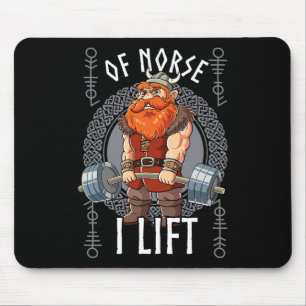 Gym Bodybuilding-Training von Norse I Lift Viking Mousepad