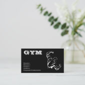 GYM Bodybuilding Visitenkarte (Stehend Vorderseite)