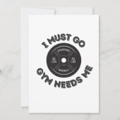 GYM BRAUCHT MICH EINLADUNG (Vorderseite)