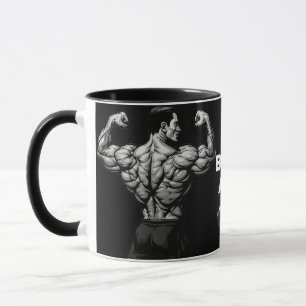 Gym Builds Men Power and Strength Coffee Tasse
