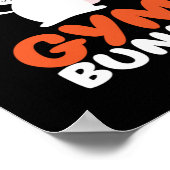 Gym Bunny Fitness Muskel Workout Poster (Ecke)