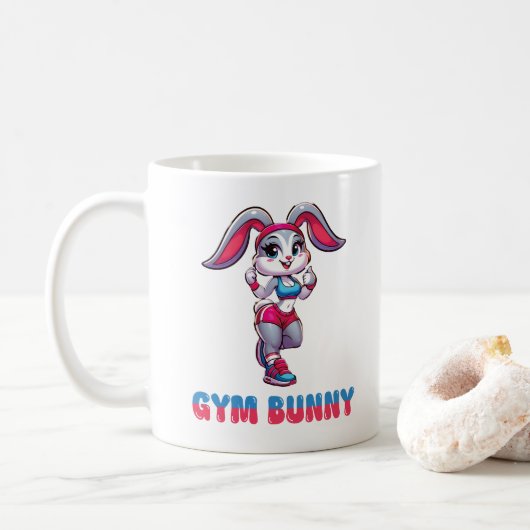 Gym Bunny Kaffeetasse (Mit Donut)