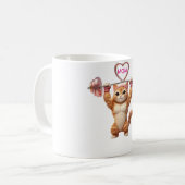 Gym Cat Mom Mug – Funny Mother’s Day Gift Kaffeetasse (Vorderseite Links)