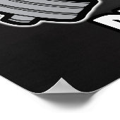 Gym Cat - Workout Motivierend Poster (Ecke)