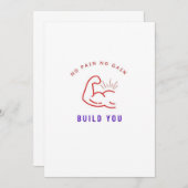 GYM CENTER  EINLADUNG (Vorne/Hinten)