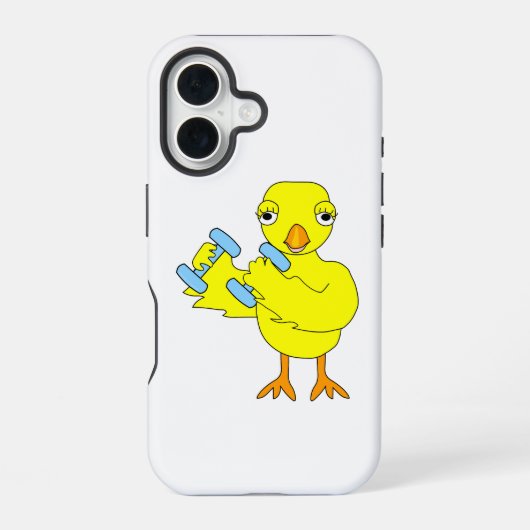 Gym Chick iPhone 16 Hülle (Rückseite)
