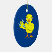 Gym Chick Keramik Ornament (Rechts)
