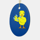 Gym Chick Keramik Ornament (Links)