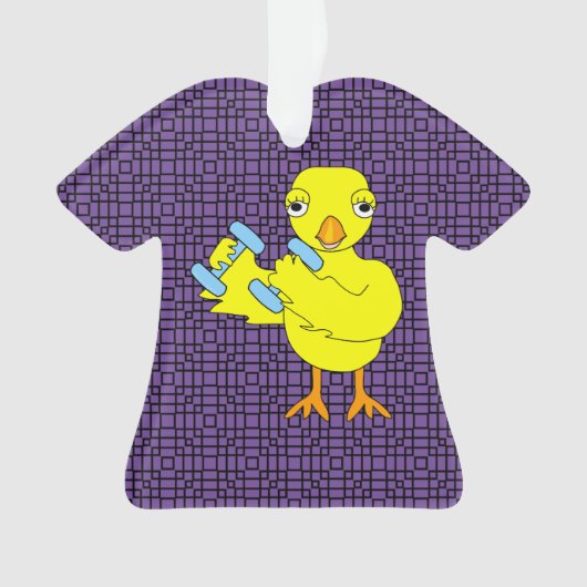 Gym Chick Ornament (Vorderseite)