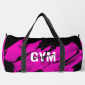 Gym Companion Brushy Pink Black Duffle Bag (Vorderseite)