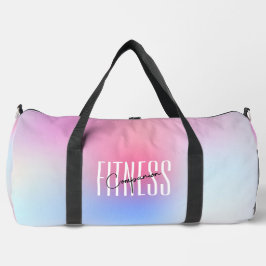 Gym Companion Soft Pink Moderne farbenfrohe Gym-Ta Duffle Bag