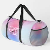 Gym Companion Soft Pink Moderne farbenfrohe Gym-Ta Duffle Bag (Rechte Ecke)