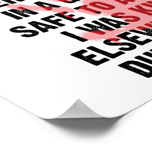 Gym Crime Scene Funny Poster (Ecke)