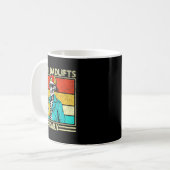 Gym Dad Doin' Dadlifts Daily Men Fathers Day Funny Kaffeetasse (Vorderseite Links)