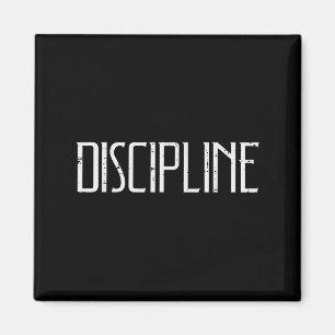 Gym Discipline Workout Fitness Motivierend Men Wo Magnet