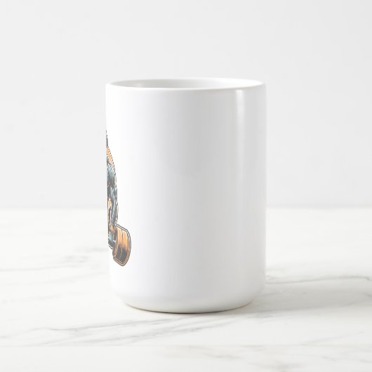 GYM Doberman Hundbodybuilder Power-Lifter Kaffeetasse (Mittel)
