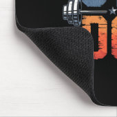 Gym Dog Meaning Gym Dog Costume Weight Lifting Gym Mousepad (Ecke)