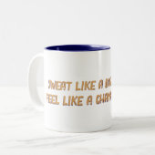 Gym Dog Zweifarbige Tasse (Vorderseite Links)