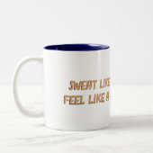 Gym Dog Zweifarbige Tasse (Links)