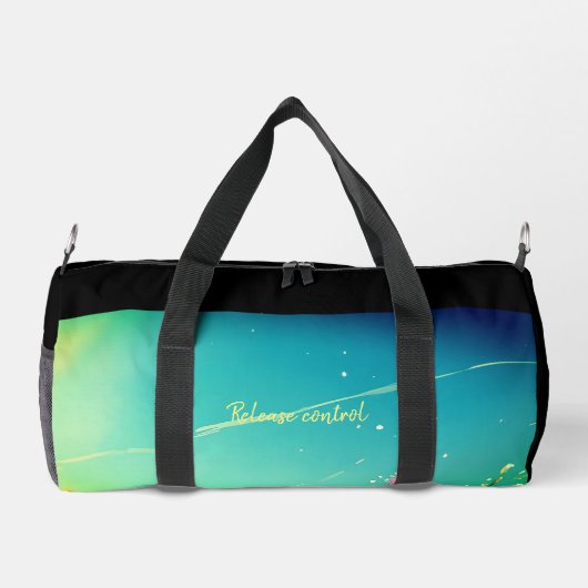 Gym & Duffel Tasche mit farbiger Wiese (Rückseite)