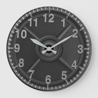 Gym-Eisen-Uhr Große Wanduhr