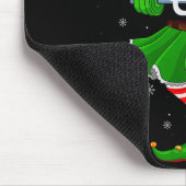 Gym Elf Christmas Family Workout Girls Women Elf S Mousepad (Ecke)